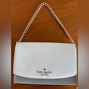 Kate Spade White Chain Shoulder Bag